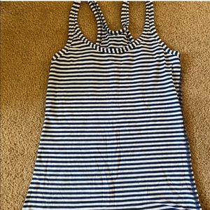 Lululemon racer back striped tank top **REPOSH